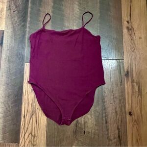 Old Navy Maroon Bodysuit